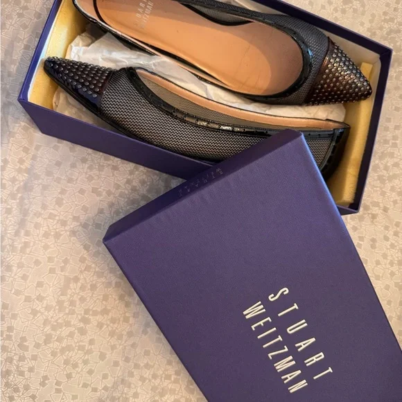 Stuart Weitzman Black and Brown Flats for Effortless Style - Picture 3 of 6